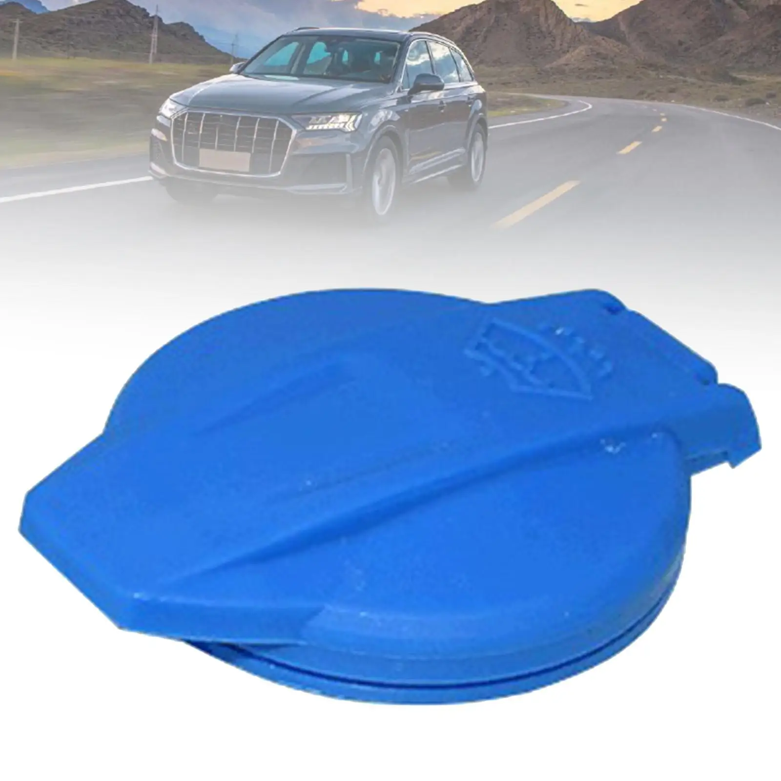 Windshield Wiper Reservoir Cover 4M0955267 Compatible Blue Windshield Wiper Fluid Cap for Audi TT/tts Coupe/ro. 2015 - 2017