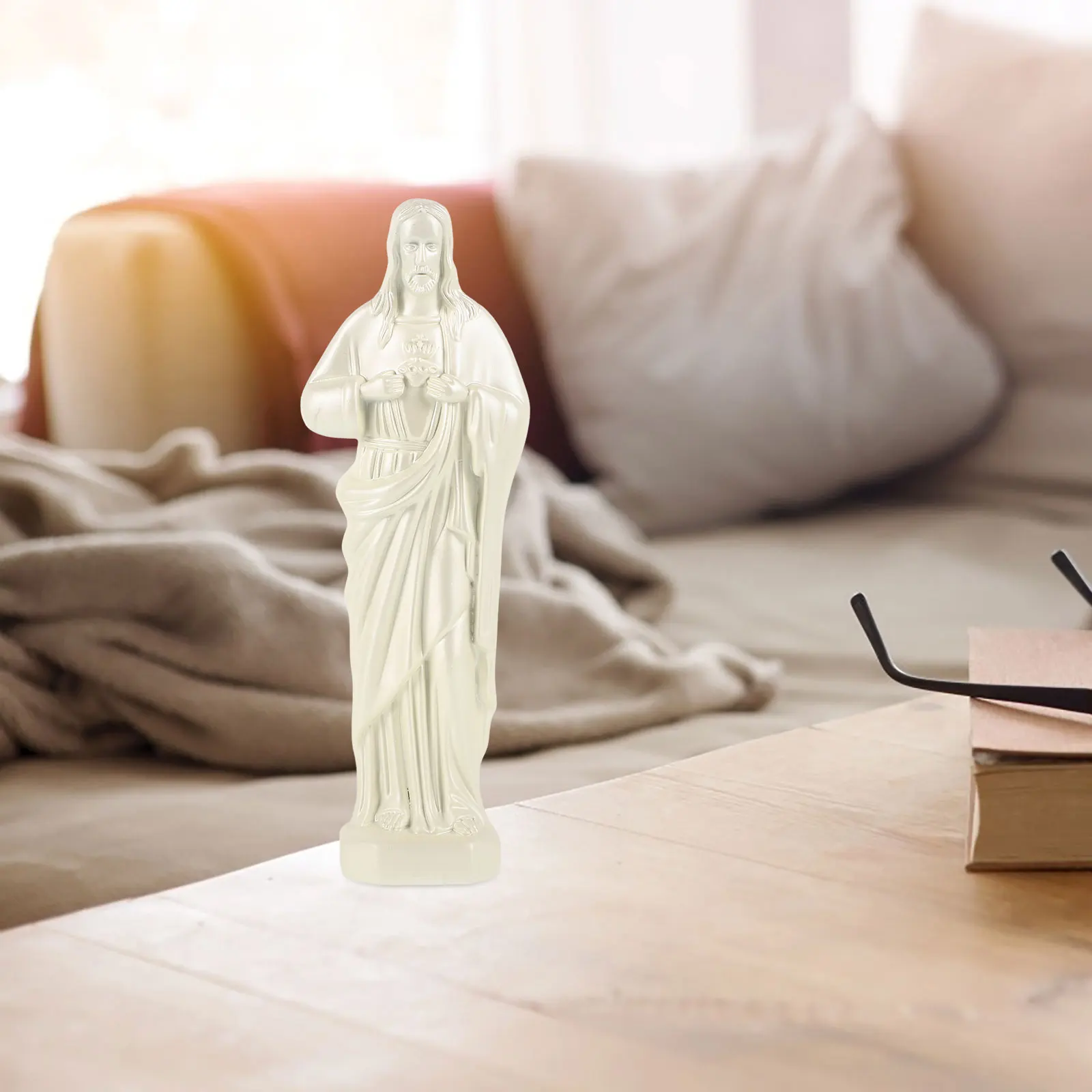 

Number The Statue of Holy Father Man Ornaments Resin Think Mexican Decor for Home