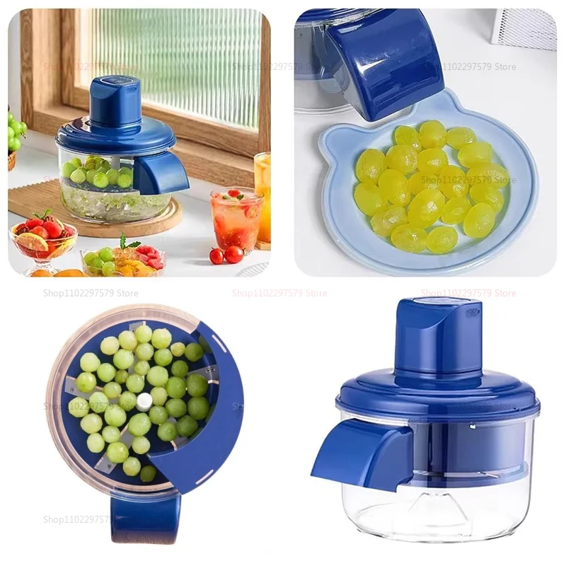 آلة تقشير العنب الكهربائية القابلة لإعادة الشحن أدوات المطبخ الفاكهة التلقائي الصغيرة الذكية مقشرة العنب لطماطم الكرز العنب