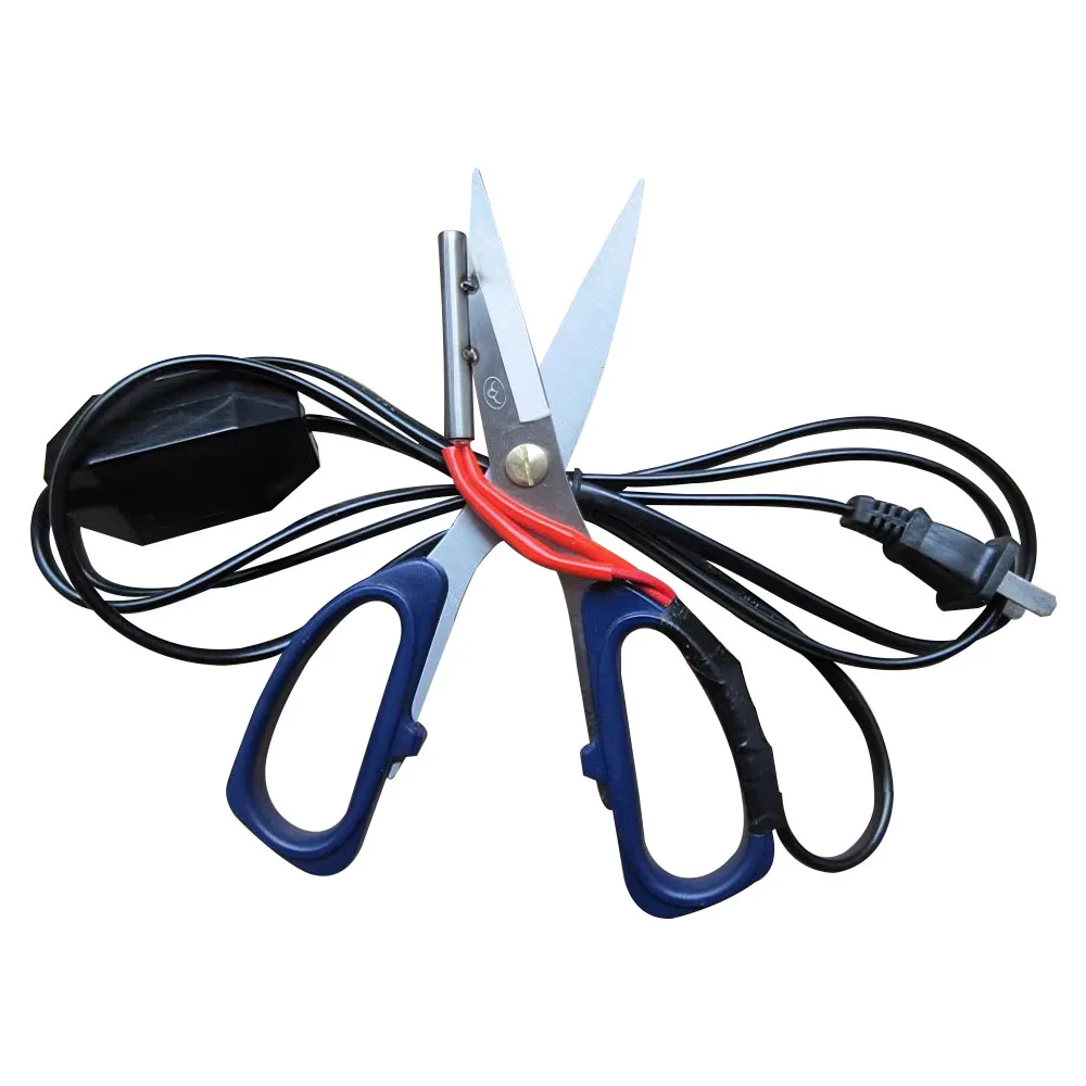Electric Heating Scissors Stainless Steel Electric Tailor Scissors Heated Cutting Scissors for Cloth Cutting Scissor