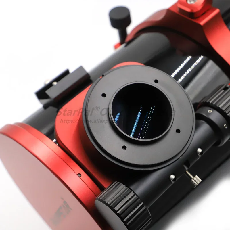 SharpStar 130HNT-AL Newtonian Reflector Telescope 130mm F/2.8 Hyperboloid Design Red Sharpstar Askar 13028HNT for Stargazing view 6