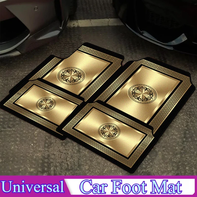 

Универсальный размер автомобильного коврика для ног, набор роскошных стильных напольных ковриков, великолепные европейские коврики для декора спальни, домашний противоскользящий мягкий коврик
