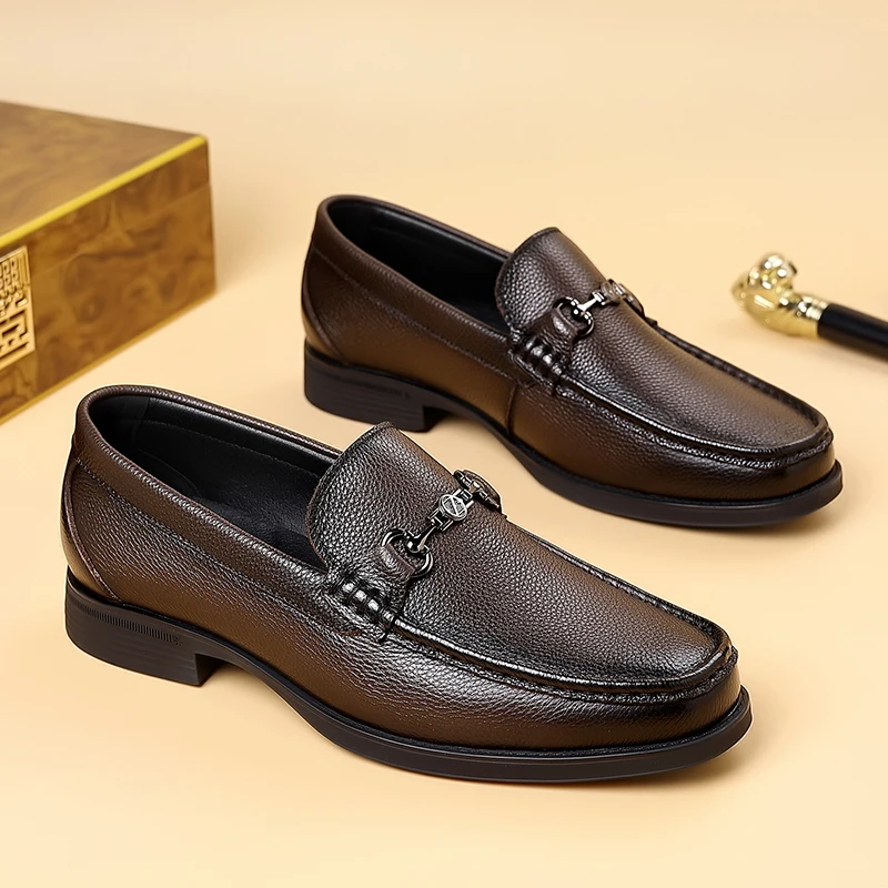 

Мужские повседневные лоферы в британском стиле, модные ретро-мокасины без шнурков для вождения, весенне-летние корейские туфли-мокасины для мужчин