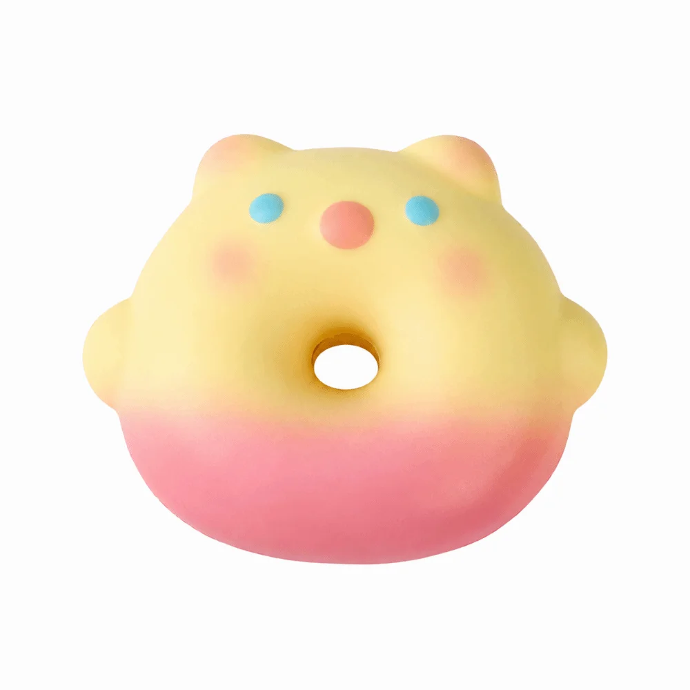 Creative Multicolor Squeeze Toy Cartoon Animal Squeezable Squeeze Toast Toy Slow Rising Design Stress Relief Toy For Adult