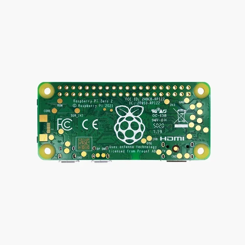 Imagem -05 - Raspberry pi Zero com Cabeçalho de Pinos 1ghz Quad-core 64-bit Braço Cortex-a53 Cpu 512mb Sdram Bluetooth Ble e Wifi pi w