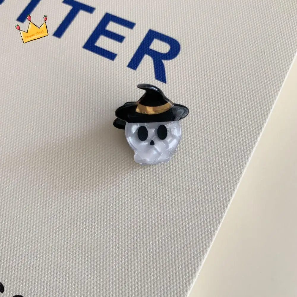 

Funny Pumpkin Halloween Mini Grab Clip Bat Acrylic Ghost Grab Clip Small Headdress Halloween Hairpin Kids