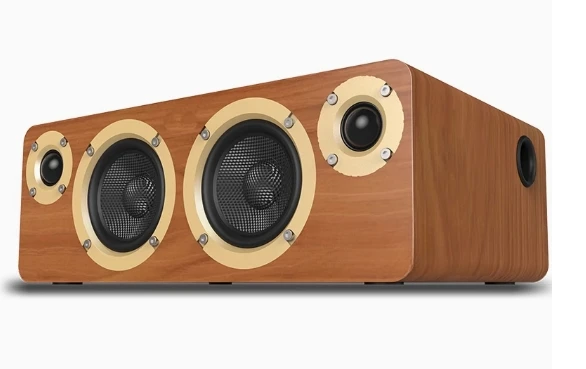 90W Hi-Fi Active Bookshelf Speaker – Wooden Audiophile Cabinet for Home Theater Center & Surround