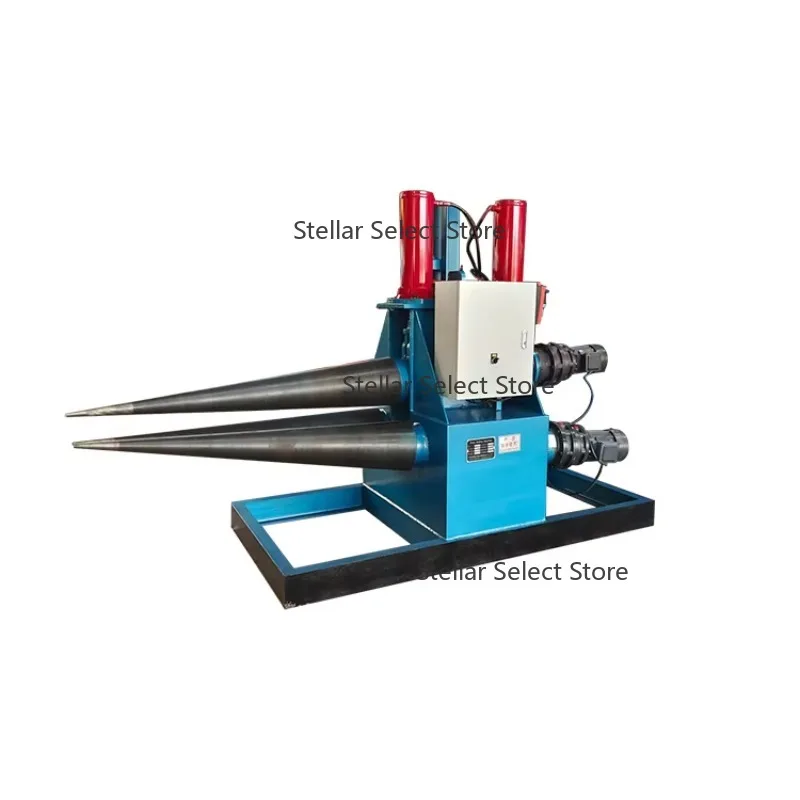 Small Cone Rolling Machine Cone Shape Hydraulic Plate Bending Rolling Machine Sheet Three Rollers Conical  Rolling Machine