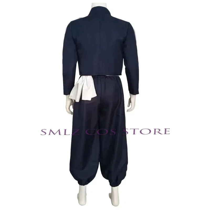 Todo aoi cosplay anime jujutsu kaisen traje peruca homem casaco preto calças superiores uniforme terno festa de halloween role play outfit para homem