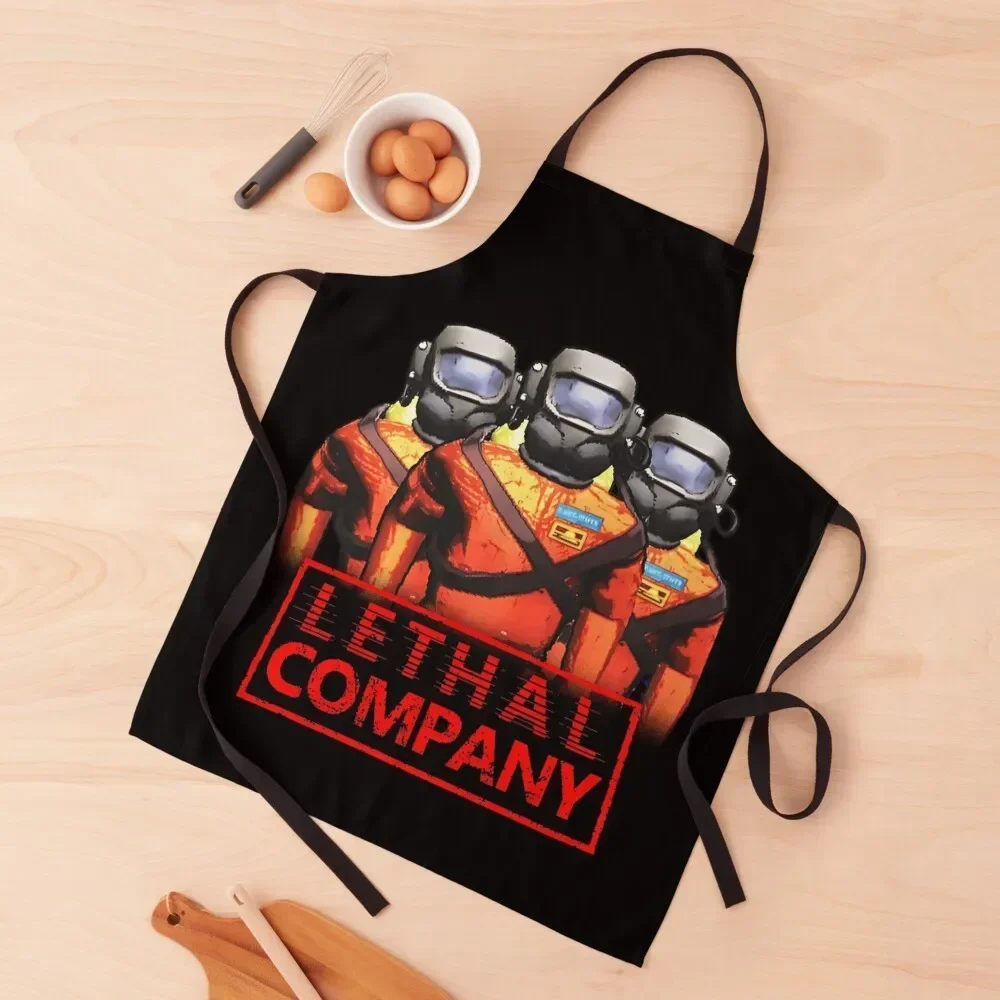 

Lethal Company Apron Men kitchen christmas kitchen cloths Apron