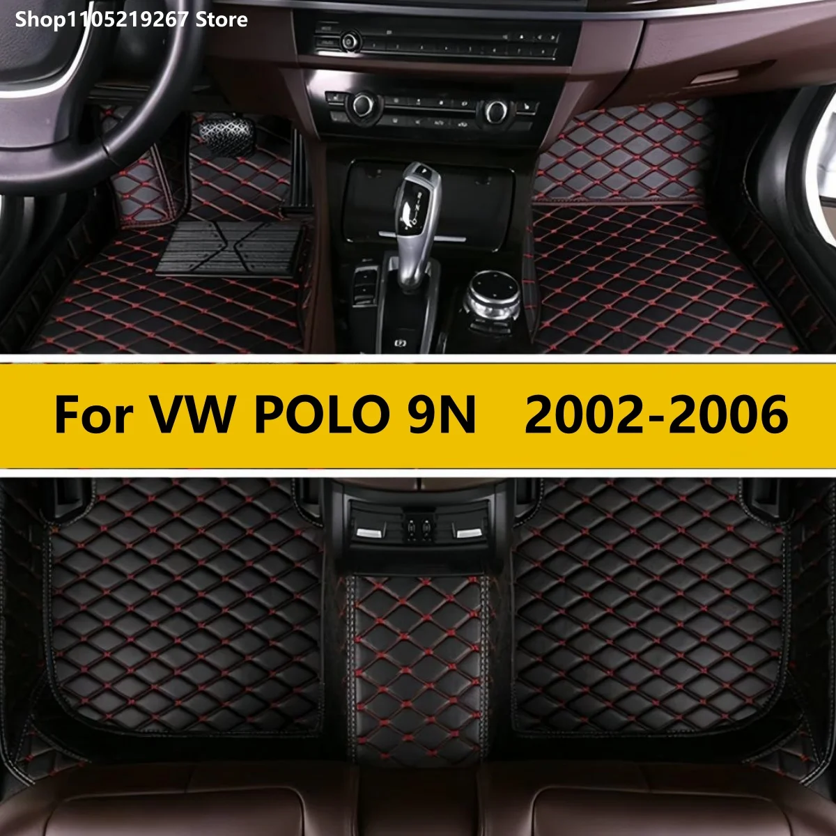 

Автомобильные коврики на заказ для VW POLO 9N 2002 2003 2004 2005 2006, автомобильные ковры, аксессуары для ног