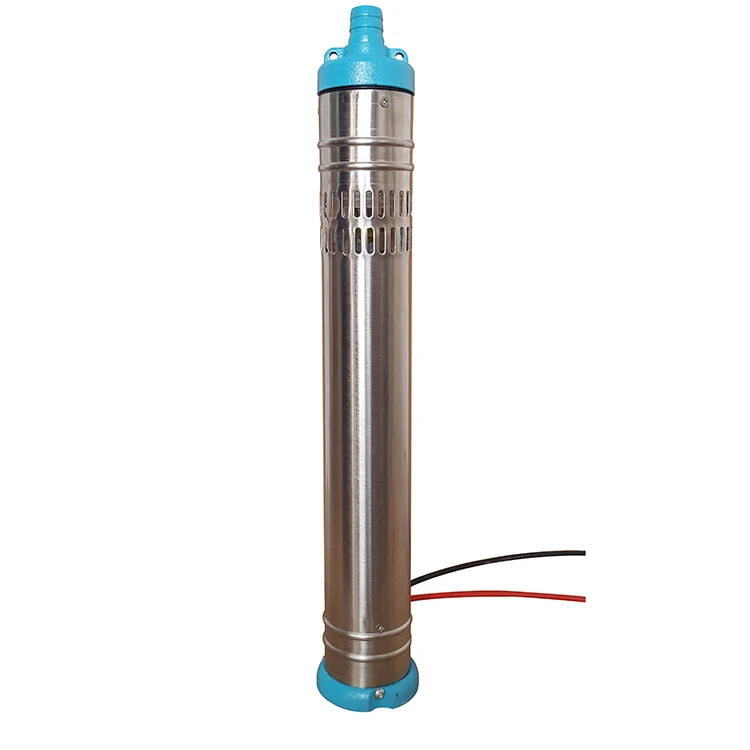 DC 12v 24v solar powered submersible deep water well pump