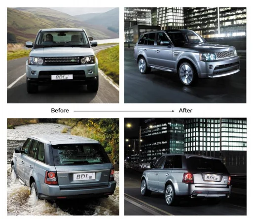 Body Kit for Land Rover Range  Sport 2005 - 2013 Old to New Design Upgrade  2010-2012 Facelift L320