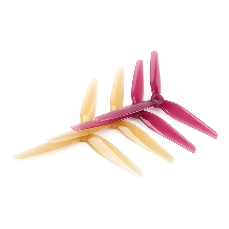 2Pairs HQ Ethix P3 Peanut Prop 5130 5.1X3X3 5.1inch 3 Blade/tri-blade Propeller Prop for FPV Racing Drone Part