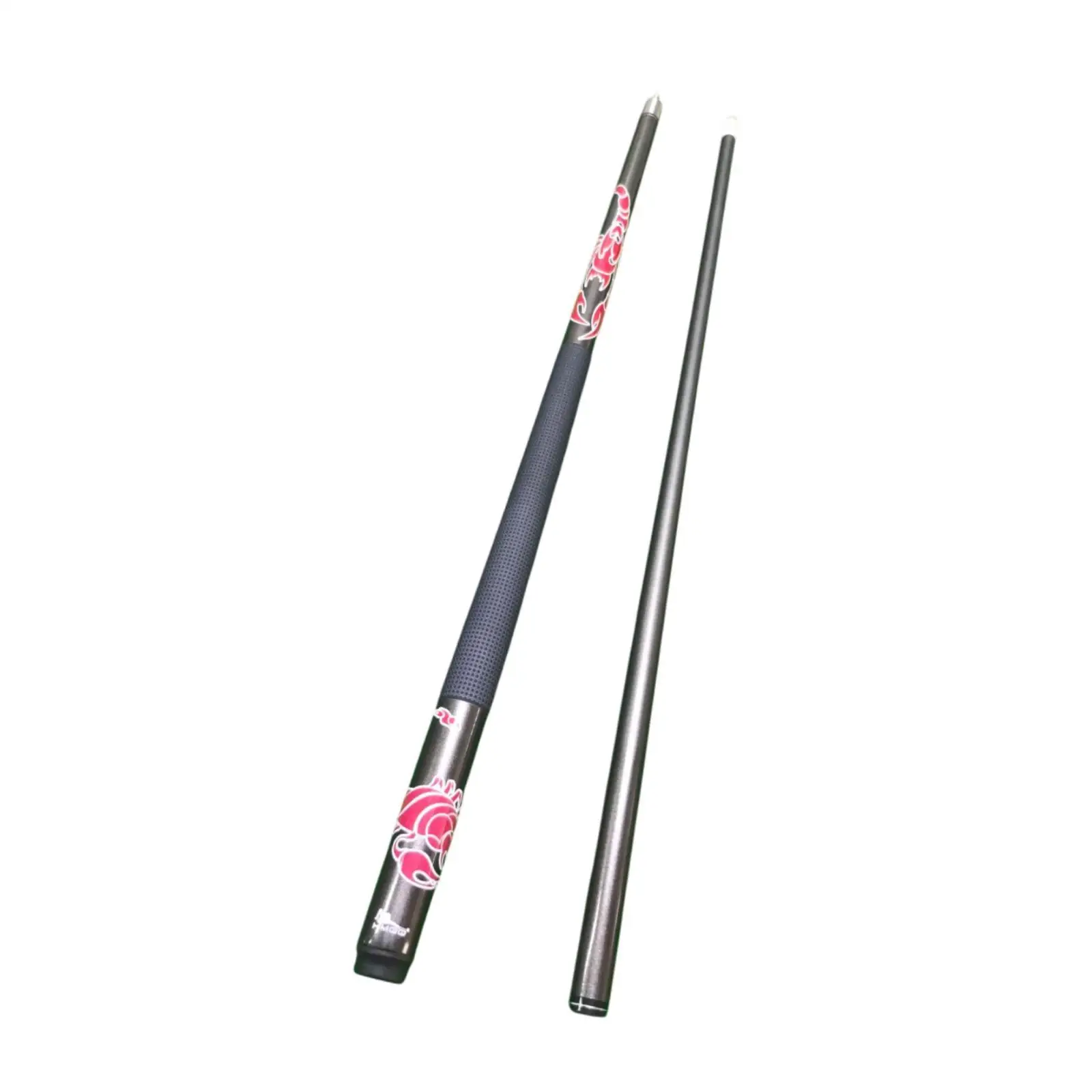 

1/2 Split Pool Cue Pool Stick Rod Simple Assembly for Home Use Sturdy Lightweight Multifunctional Detachable 58inch Long