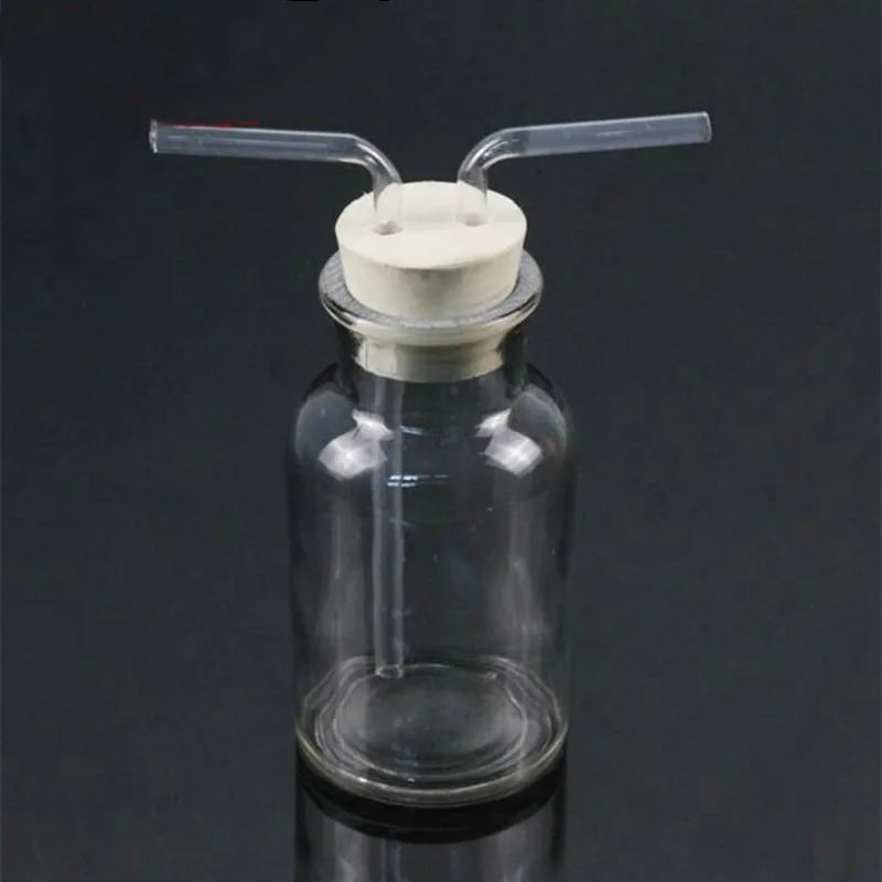 1Set 125ml To 2500ml Transparent Air Collecting Bottle Gas Washing Device Chemical Cleaning Cylinder Labratory Equipment