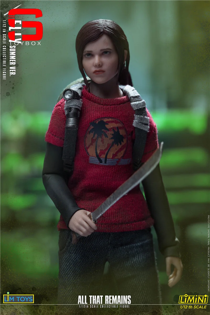 LIMTOYS LMN004 LMN005 LMN006 Scala 1/12 Joel Ellie 6 pollici Maschio/Femmina Set Completo Solider Action Figure Giocattoli di Modello
