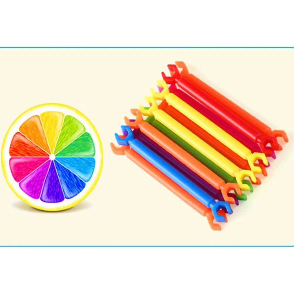 1Set Educational Construction Engineering Puzzle Plastic Assembling Blocks for Preschool Kids DIY Flowers Animals Alphabets