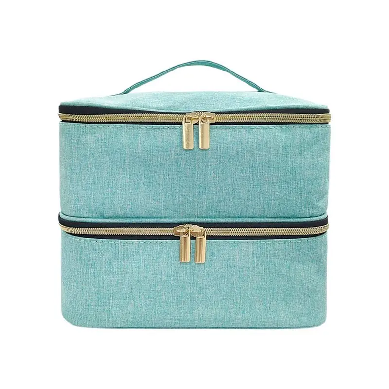 Portable Nails Polishs Organizer Nails Storage Holds& Lamp Nails Bag Organizer Nails Polishs Holder