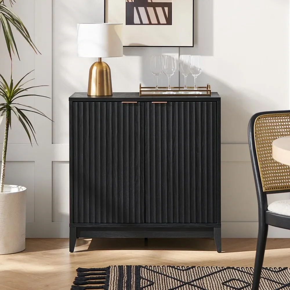 Storage Cabinet, Modern Farmhouse Entryway Accent Case, Buffet Sideboard, Console Table, Credenza, Wood Modular Organizer