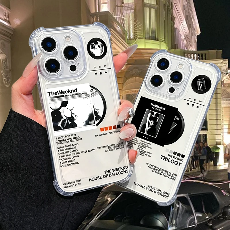 Новый чехол-постер The Weeknd для iPhone 17 Air 16 15 14 Plus 13 12 11 Pro Max XS Max X XS, пылезащитный, моющийся, силиконовый