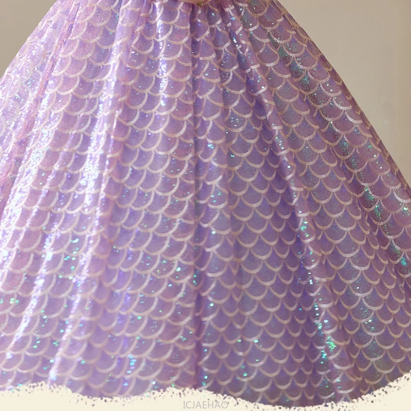 

Elegant Luxury Girls Princess Dress High End Party Gown Formal Birthday Outfit Pageant Performance Piano Recital Flower Girl