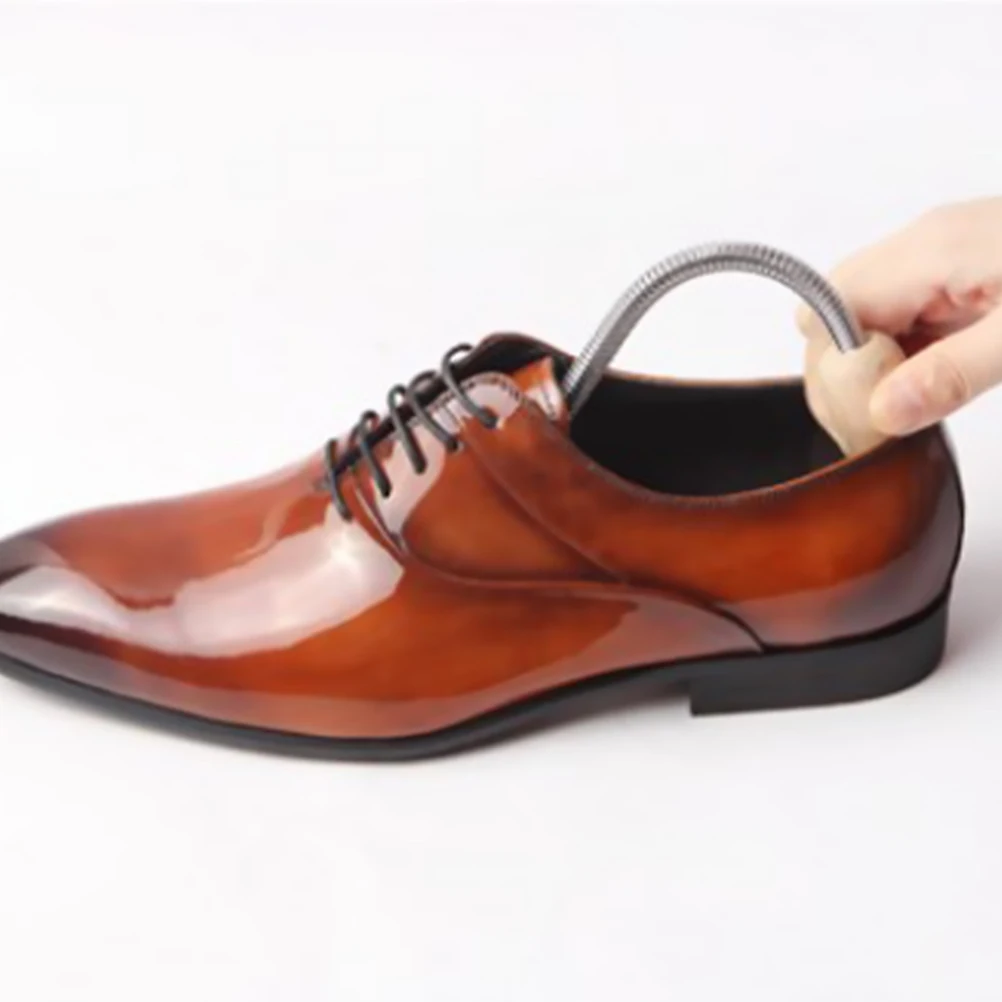 

1 Pair Wooden Stretcher Adjustable Spring Mechanism For Men Women Boots Sneakers Wide Feet Shaping Tool Reusable Shoe Support