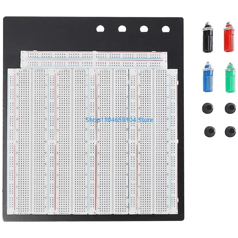 

Solderless Breadboard With 3220 Holes Set For Rapid Prototyping, 3220 Contact Holes With Jumper Wire And ABS Base