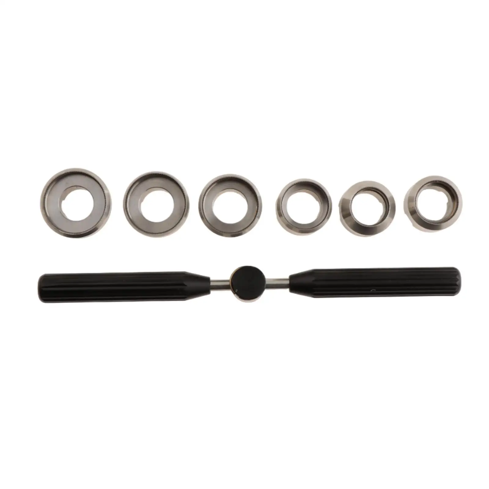 316ステンレス鋼製時計裏蓋オープナーキット、時計職人用ツールや時計修理用の複数チャック付き