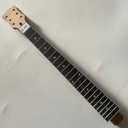 IN159 LP Electric Guitar Neck L3 R3 Strings Replace and DIY Maple Rosewood Unfinished Wood Damages Crack and Surface Dirty Setin