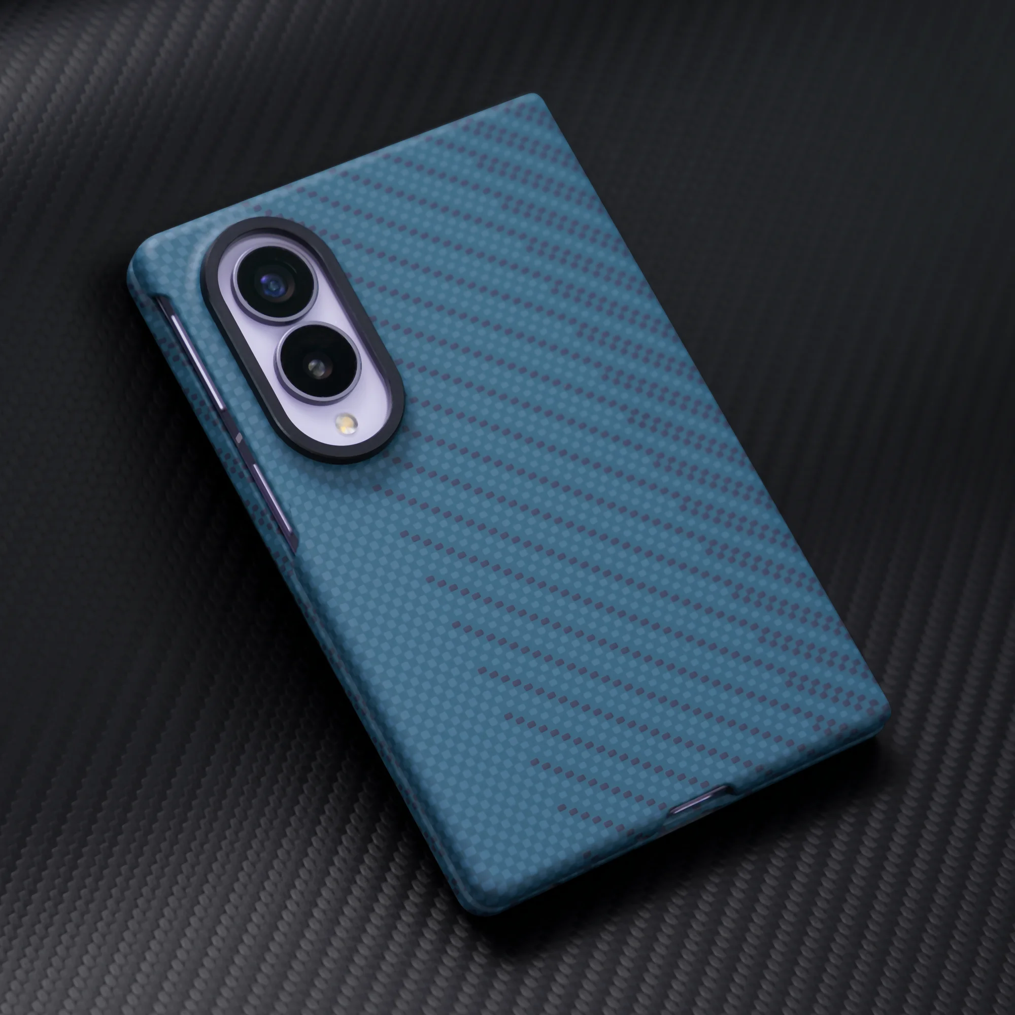 For Samsung Galaxy Z Fold8 Fold 8 Wide Magnetic Carbon Fiber Phone Case for Magsafe Shockproof Slim Fit Film-Integrated Cover