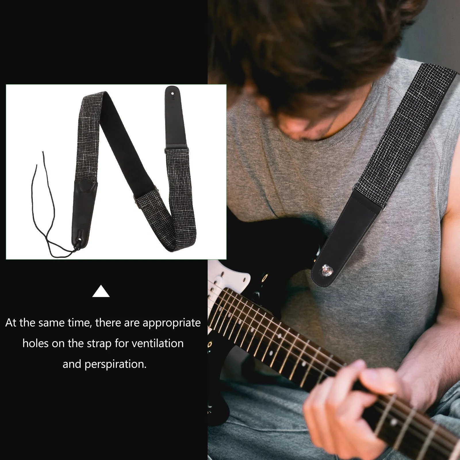 

Guitar Strap Premium Musical Instrument Accessory Practical Simple Shoulder Supply Sling