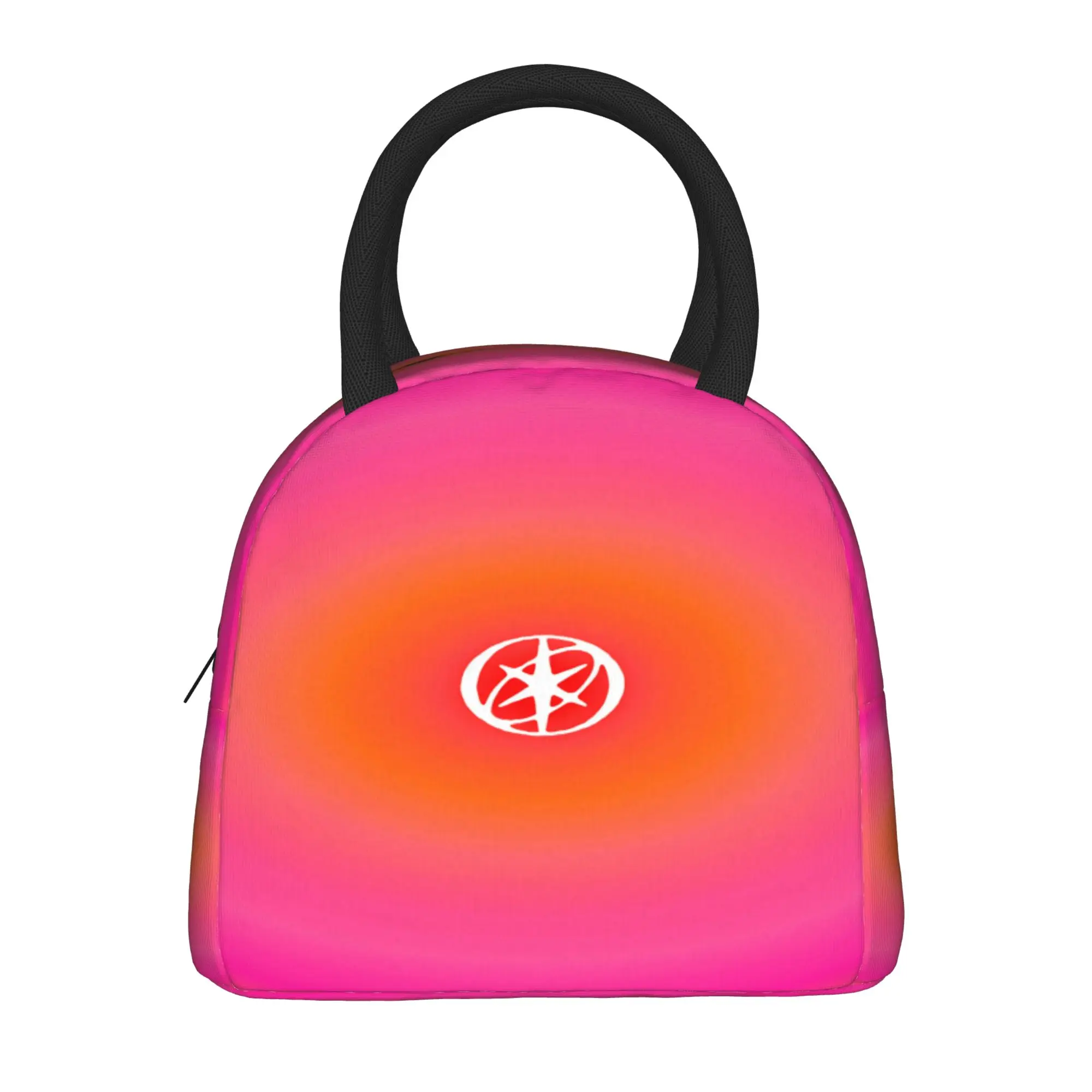KATSEYE Group Logo  Lunch Bag School Convenient Lunch Box For Child  Oxford Print Cooler Bag