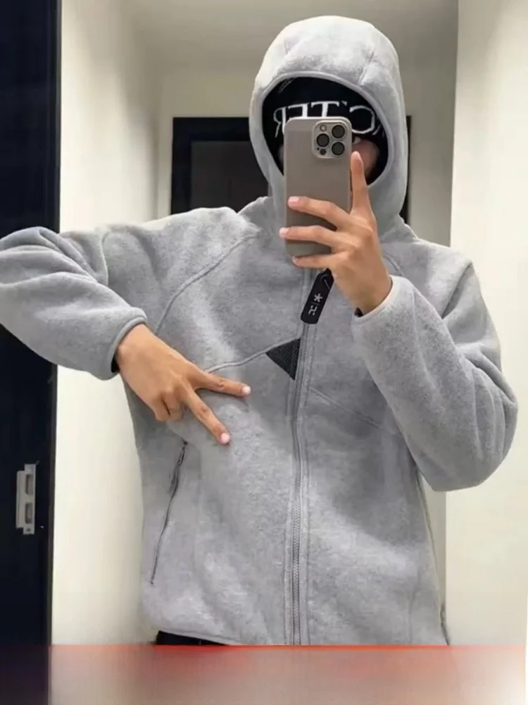 

Тяжелая муфта Mountain Series Fce Outdoor с капюшоном Jaet 3D пошив двойное термополиэфирное волокно Long Sve Zip...