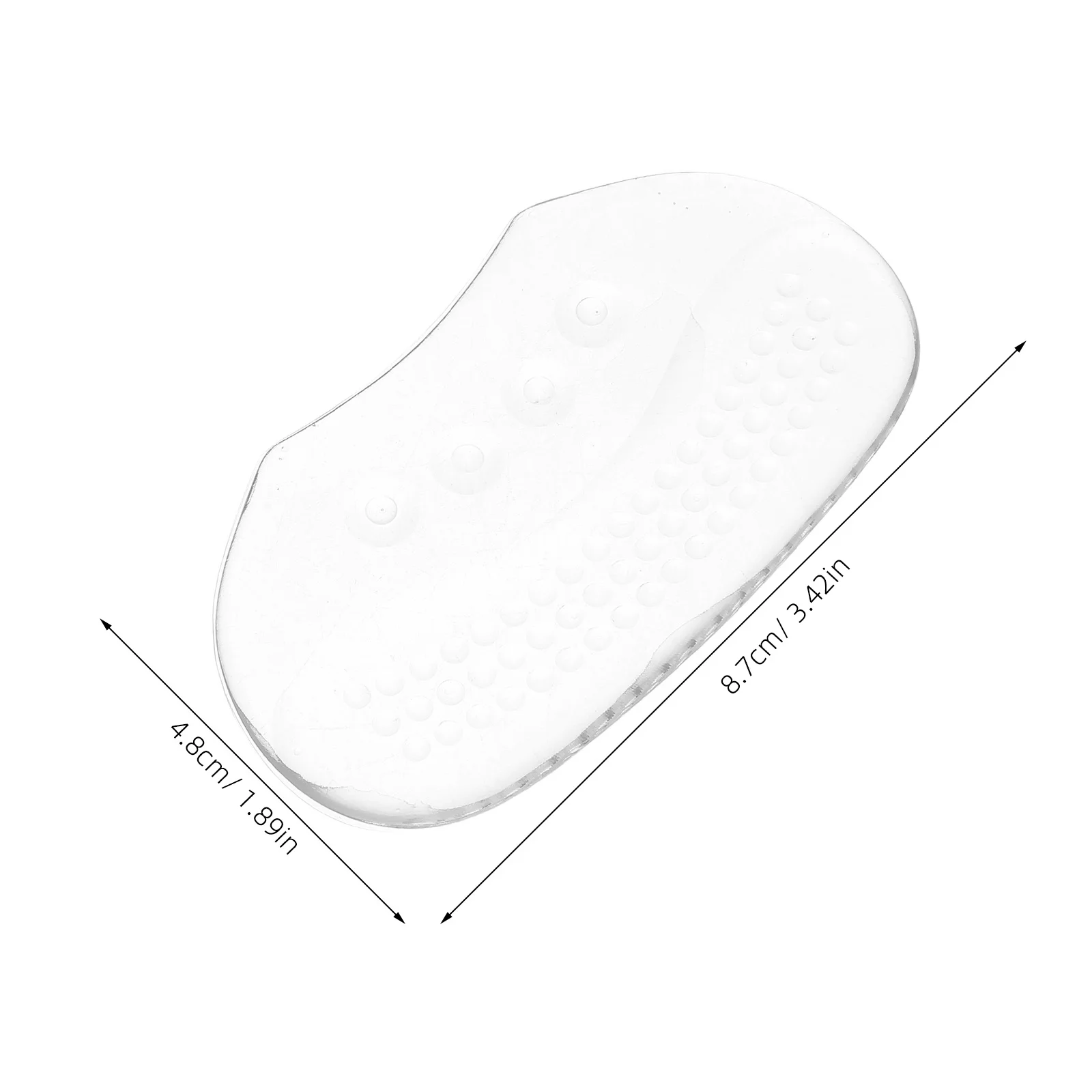6Pairs Silicone Heel Pads Transparent Anti-Slip Grip for High Heels Blister Prevention Cushion Inserts Women Men Comfortable