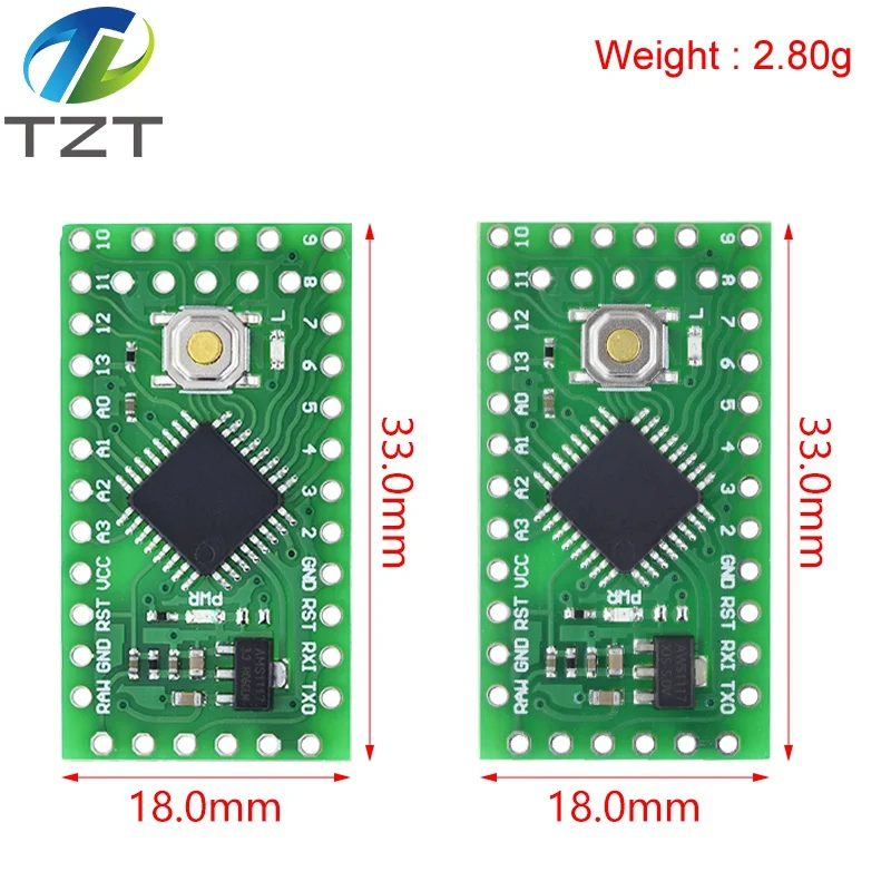 LGT8F328P LQFP32 MiniEVB 3.3V / 5V Replaces Pro Mini ATMEGA328P Fully Compatible For Arduino USE HT42B534-1 Driver