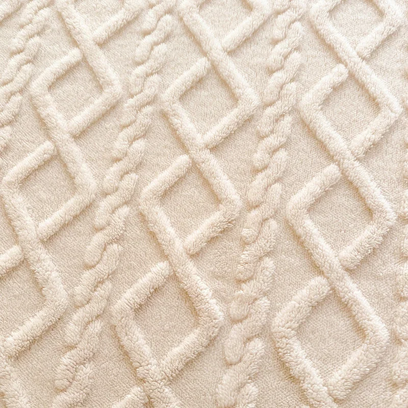 1 قطعة ملاءة سرير الشتاء الدافئة مع شريط مرن واحد/الملكة/الملك غطاء مرتبة سميكة المرجان الصوف رقيق ملاءات السرير المجهزة للسرير