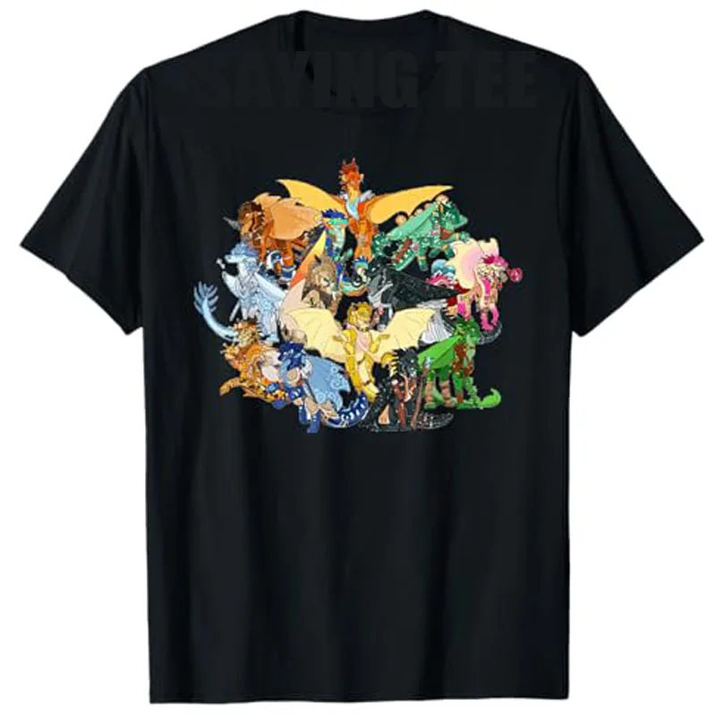 

WING OF FIRES LEGENDS FATHOM DARKSTALKER CLEARSIGHT T-Shirt Men's Fashion Designer Graphic Saying Tee Short Sleeve Outfit Gifts