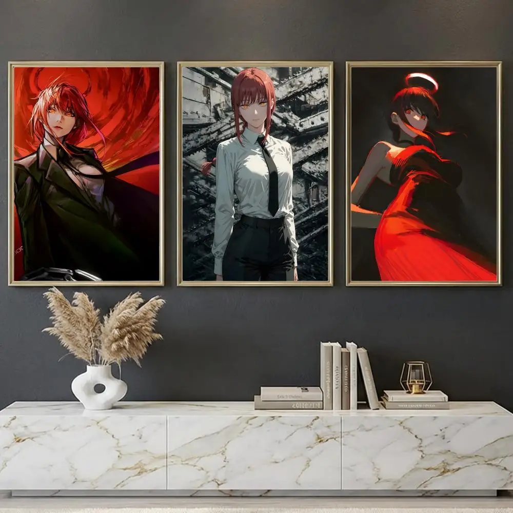 Makima Poster --HD-- Self-Adhesive Waterproof High-Toughness Universal Wall Decor