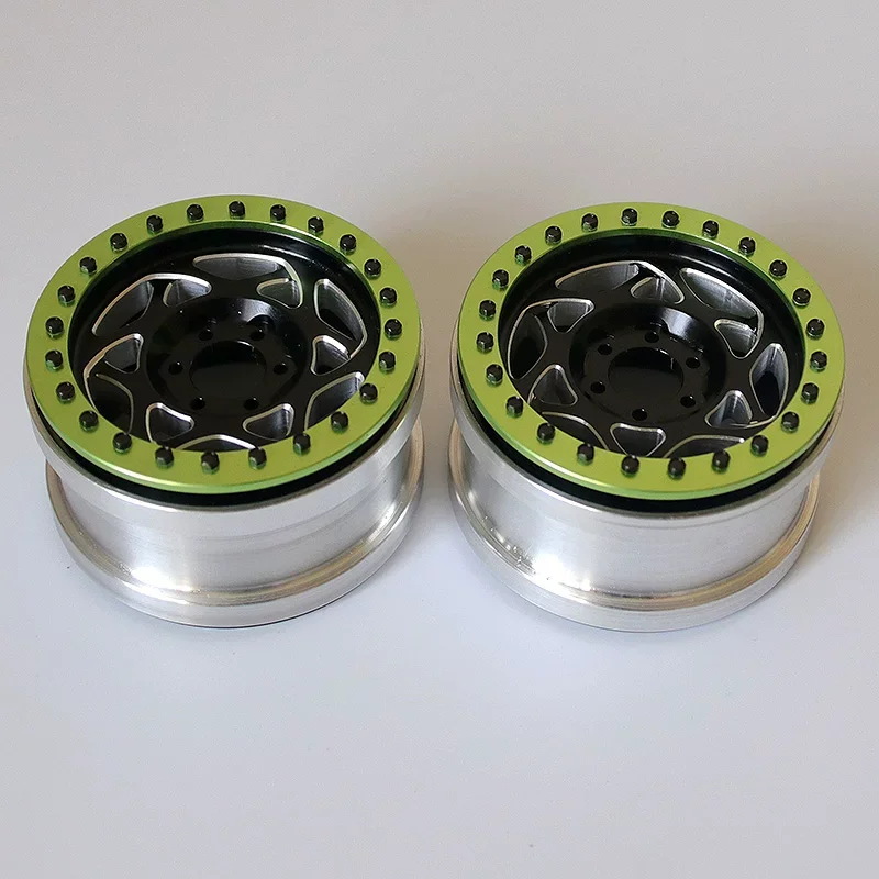 

JDMODEL JDM-1F8 Thor's Hammer 2.2" Spiral Hole Wheel Hub CNC Aluminum 12mm Hex for 1/8 1/10 RC Crawler KOH Tube Chassis Car