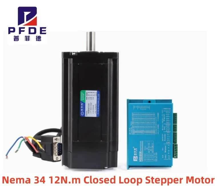 Nema 34 12N.m Closed Loop Stepper Motor Kit Hybird Servo Driver 86 2 Phase Stepper Motor HBS86H HBS860H HBS86 + 86HB250-156B