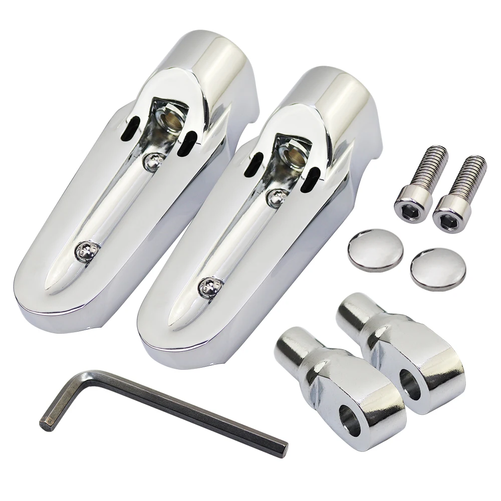 Motorcycle Front Footrests Foot Rest Pegs Footpegs Fit For Suzuki Intruder 1400 Boulevard S83 1995-2008, Marauder 800 1997-2004 - view 5