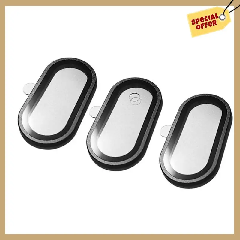 Stable Performance-3Pcs Tempered Glass For Meta Quest 3 Camera Lens Protector HD Lens Anti-Scratch Protective Film VR Accessorie