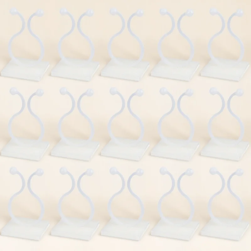 

100pcs For Climbing Plants Wall Fixing Clips Vine Wall Clips For Hanging Vines Holder Stick Plant Vine Support Greenhouse