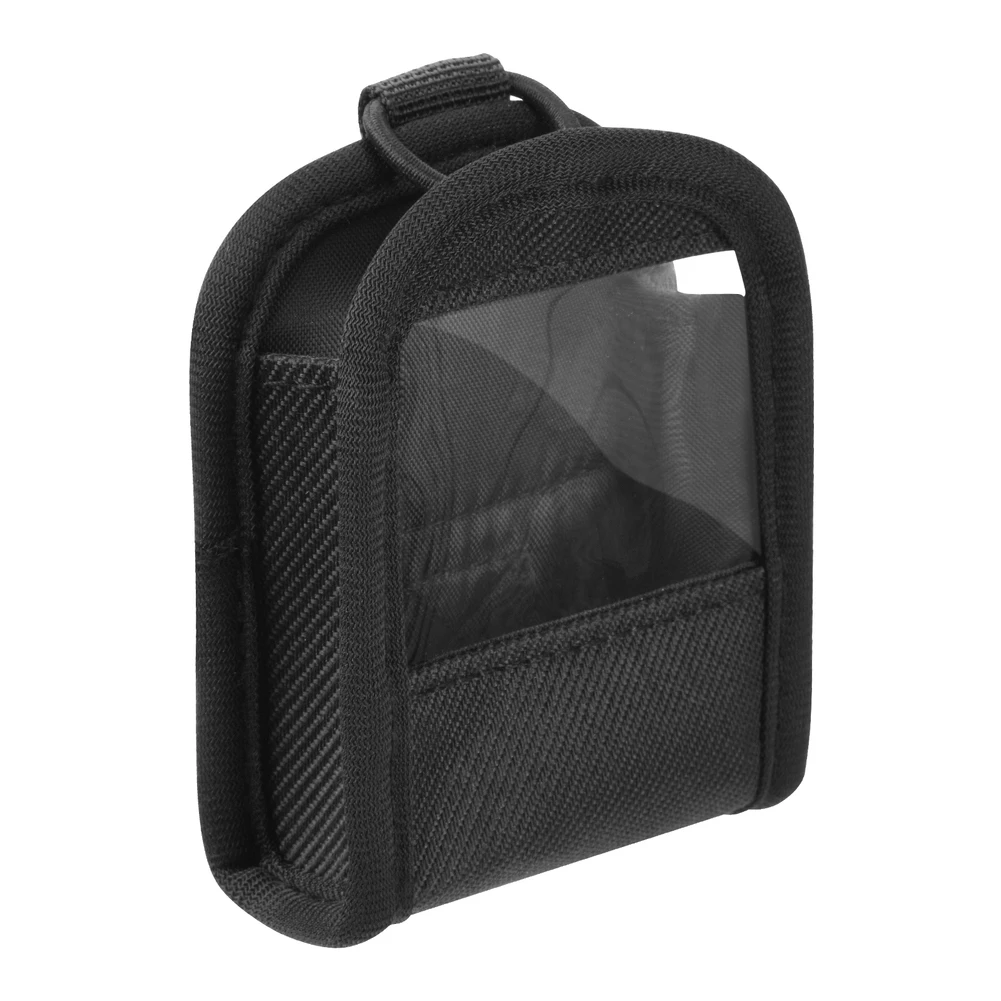 Portable Nylon Bodypack Transmitter Case with Anti Slip Design and Transparent Display for Easy Access and Monitoring