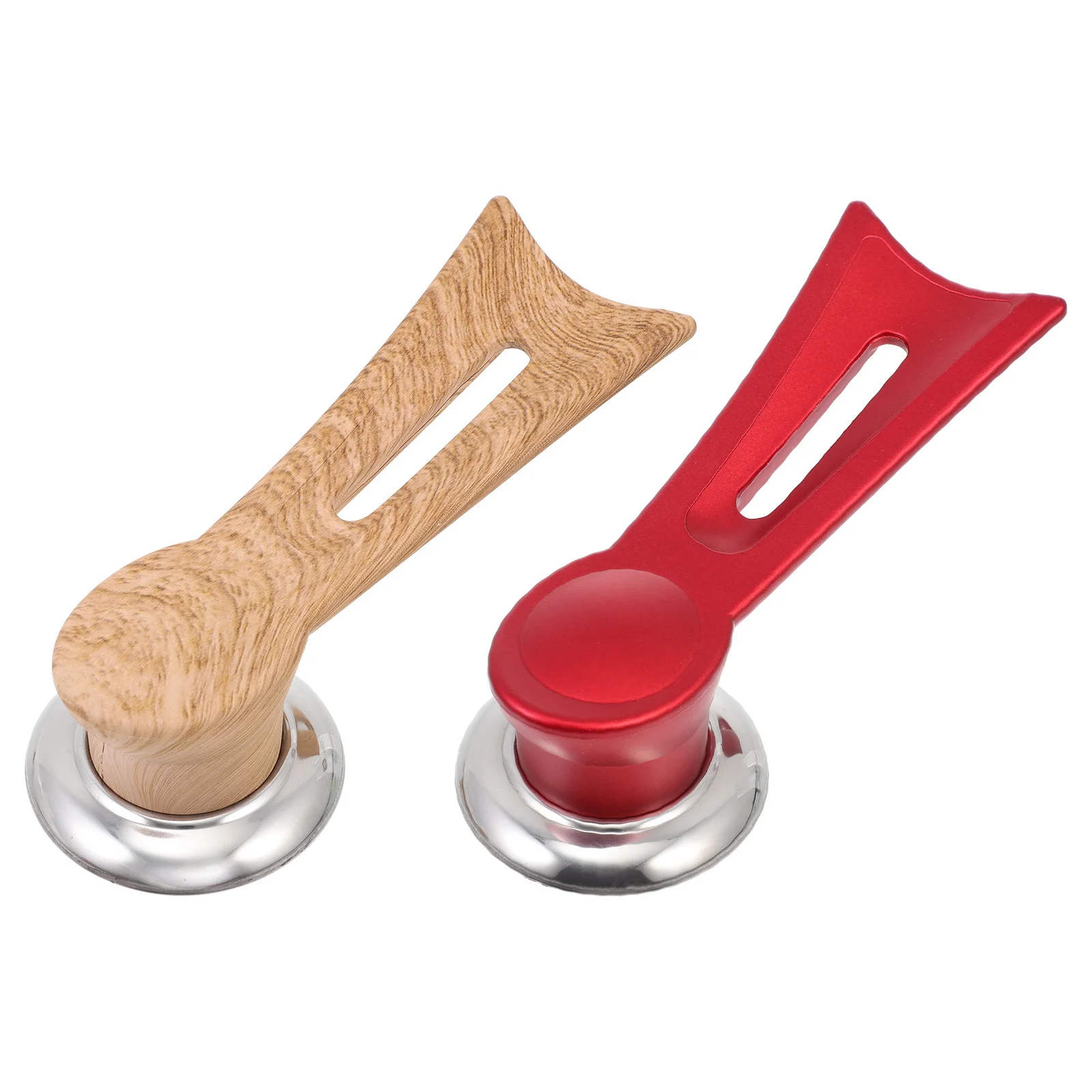 

2pcs Lid Handles Bakelite Stainless Steel Heat Resistant Replacement For Cookware Pan Cover Soup Pot Steamer Milk Pot Kitchen