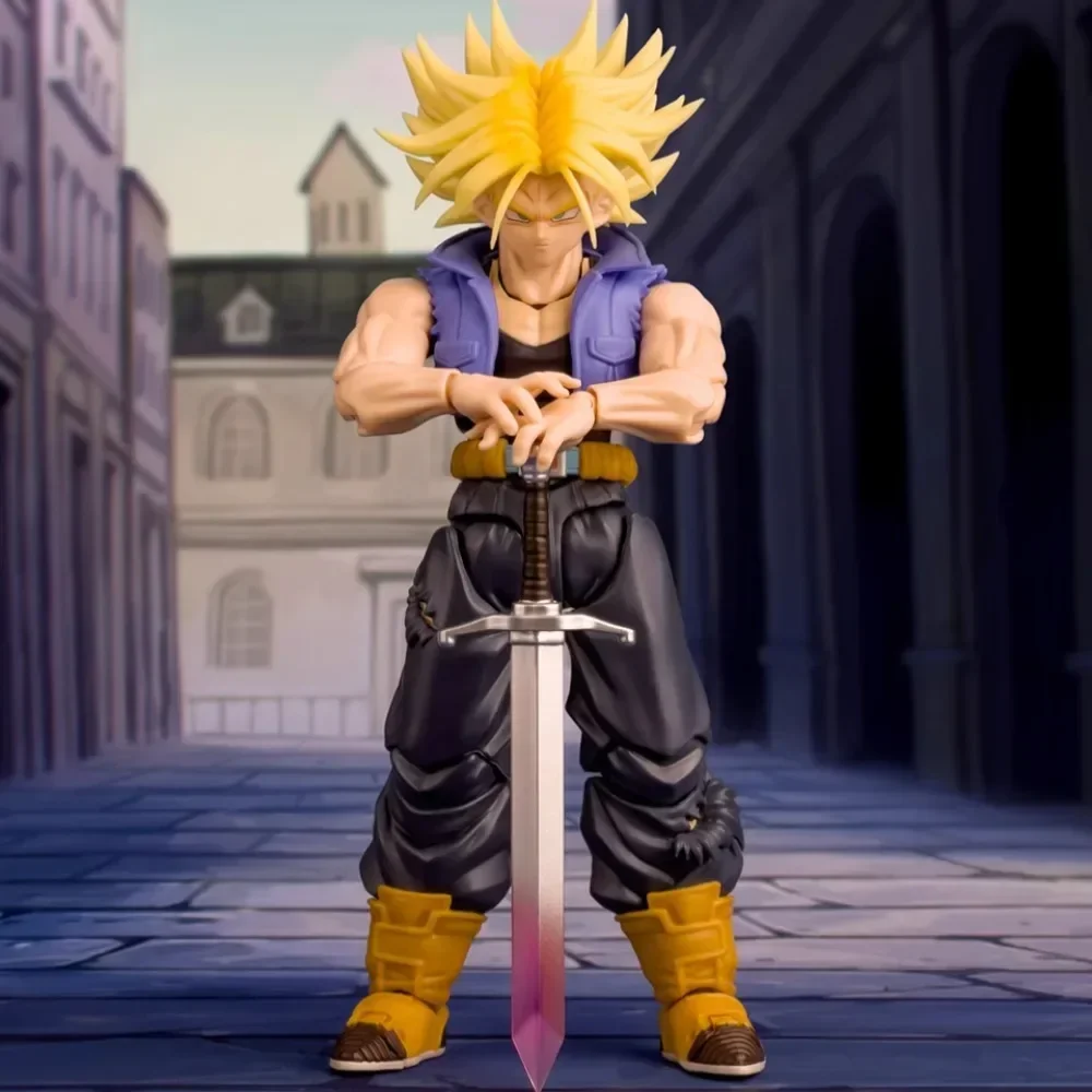 

Demoniacal Fit Dragon Ball Z Trunks 1/12 Torankusu Action Figures SHF Super Saiyan Son of Tomorrow Movable Anime Model Gift Toy