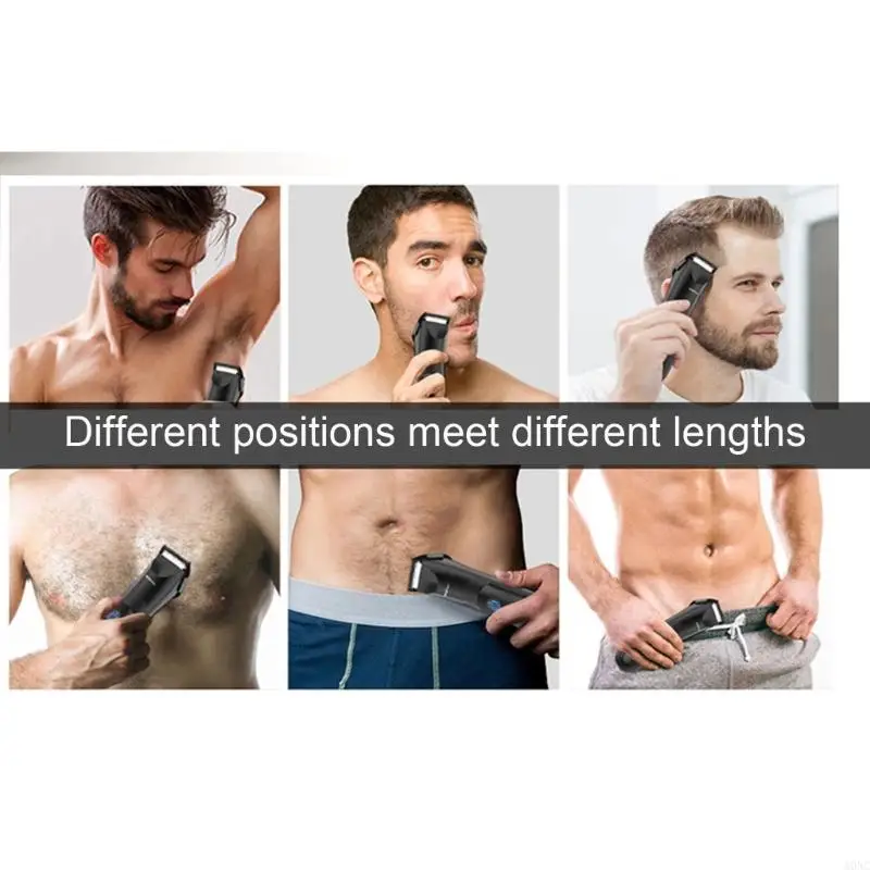 A0NC Electric Shaver Body Trimmer Men Máquina barbear Cabelo Cuidado Cuidado