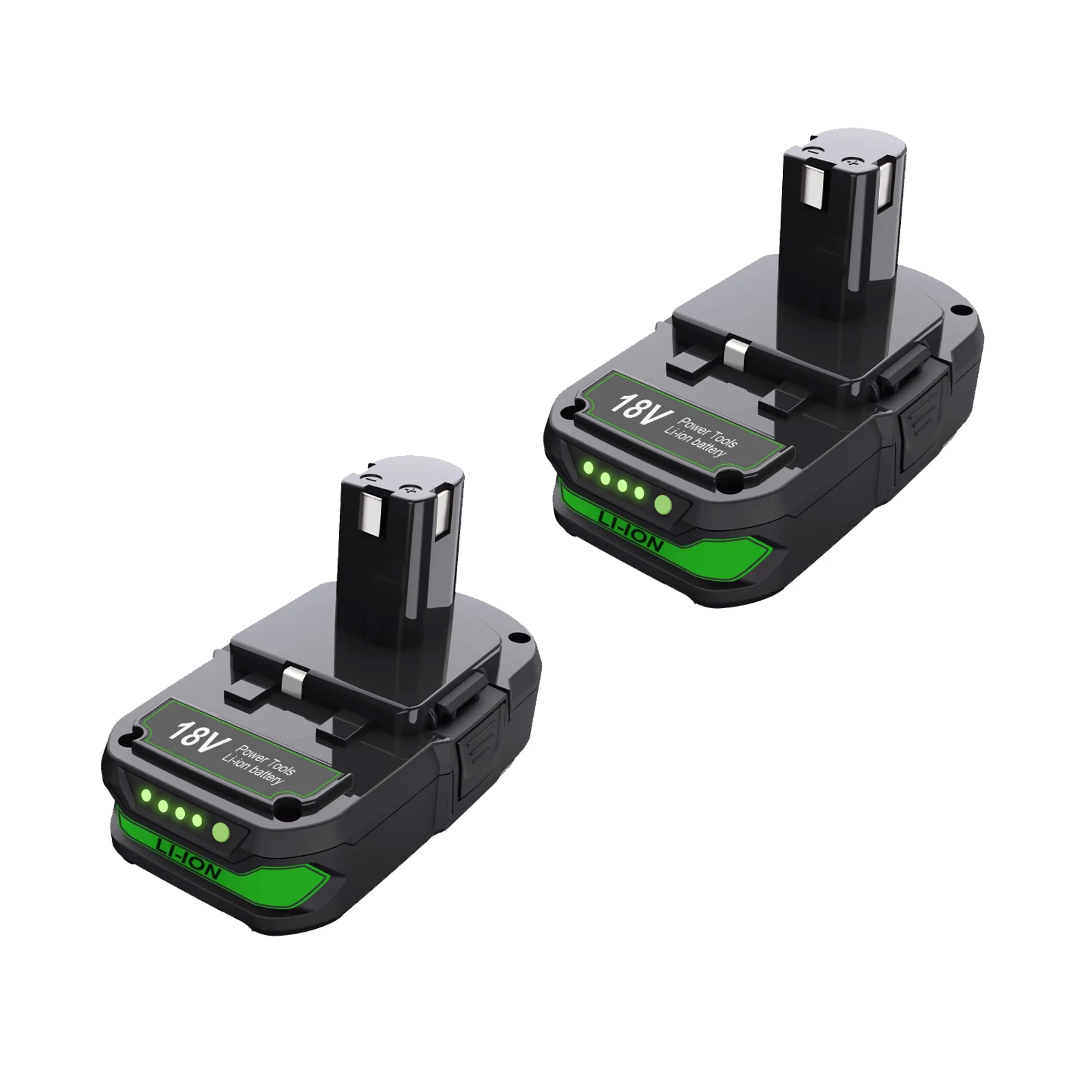 3000mAh Ersatzakku für Ryobi 18V Li-Ion Akku, kompatibel mit Ryobi P107 P108 RB18L50 Akku-Werkzeugen