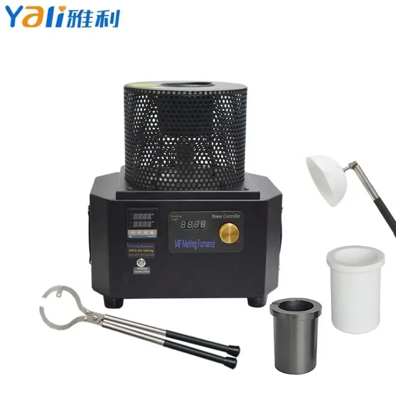 

2KG 5Mins Speed Jewelry Machine Small Aluminium Melting Furnace Copper Smelting Induction Furnace For Melting Metal